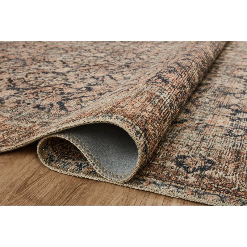 Billie Oriental Ink / Salmon Area Rug | Wayfair Professional