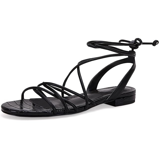 The Drop Women's Samantha Flat Strappy Lace-Up Sandal | Amazon (US)