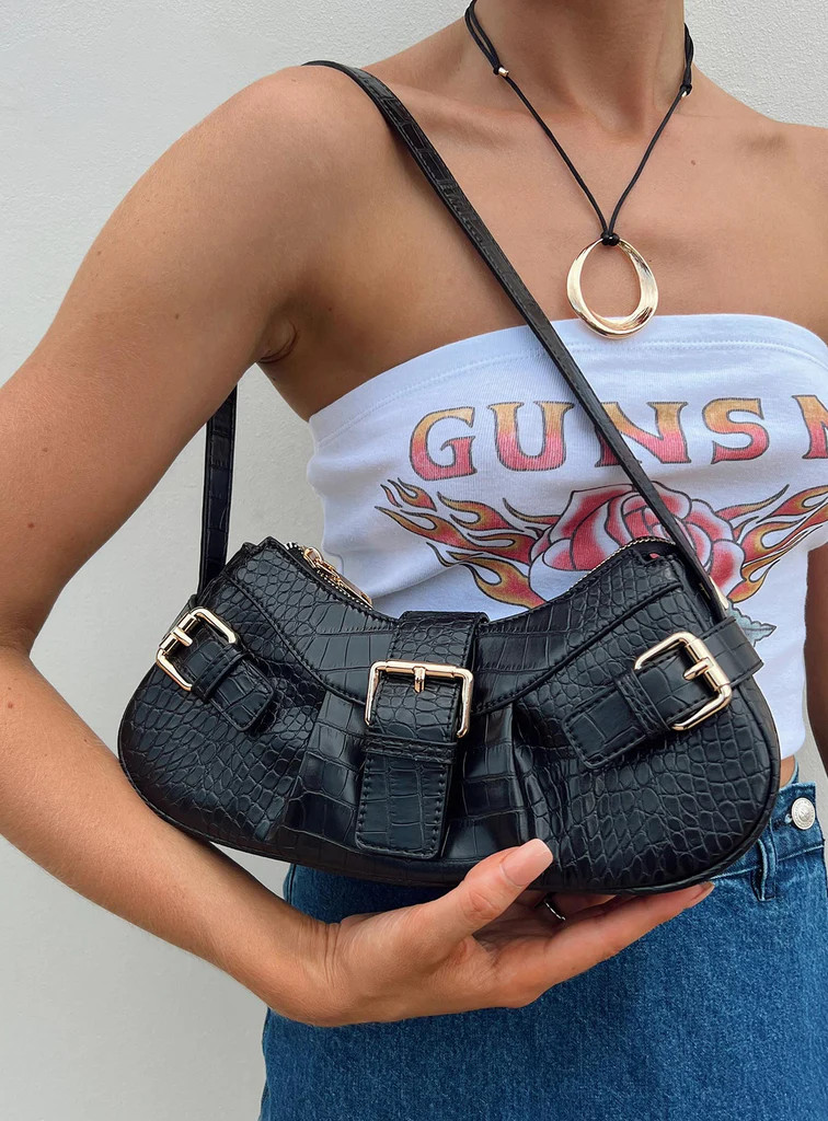 Westaway Shoulder Bag Black | Princess Polly US