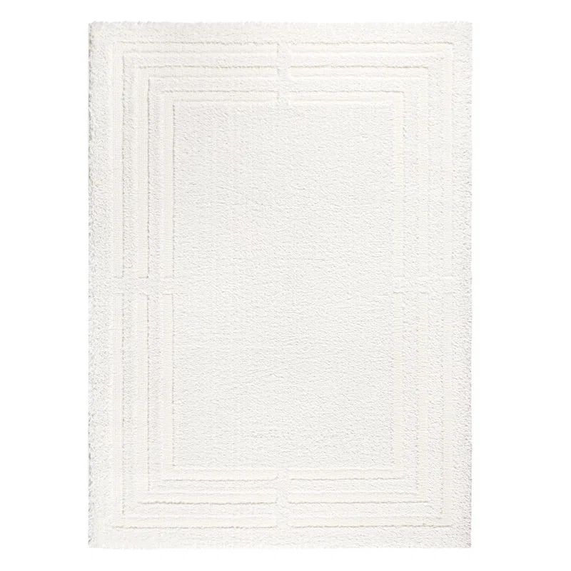 TOWN & COUNTRY EVERYDAY Cloud Shag Area Rug Ivory | Wayfair North America