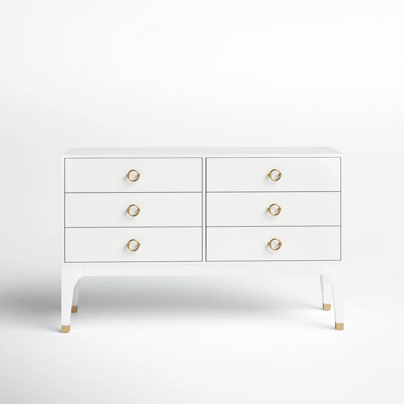 Quincy 6 Drawer 56" W Dresser | Wayfair North America