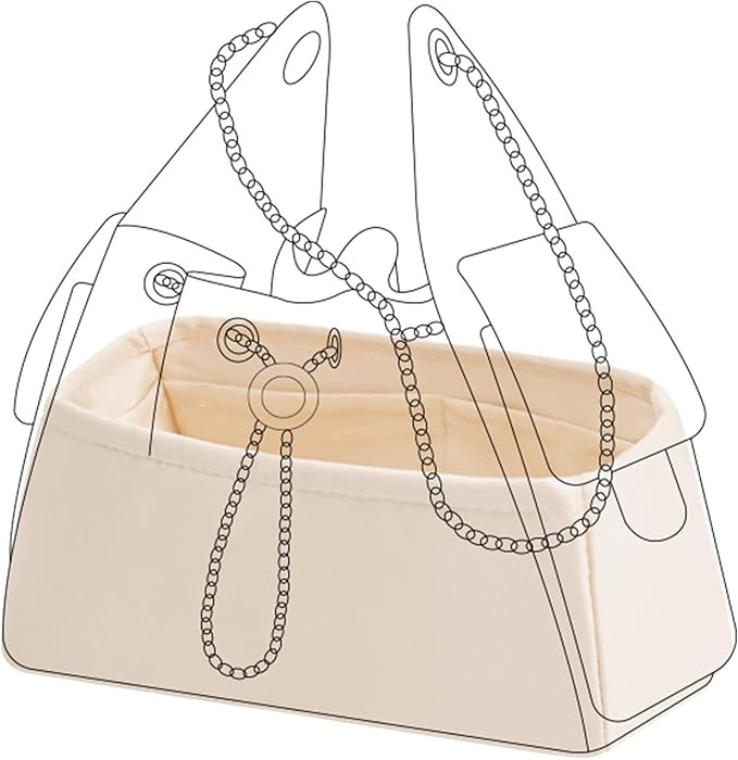 DGAZ Silk Purse Organizer Insert Fits Chanel 25 Handbags，Silky Smooth Bag Organizer，Luxury Ha... | Amazon (US)