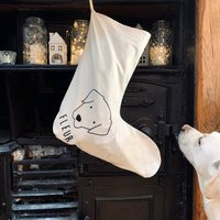 Personalised Dog Christmas Stocking | Etsy (US)