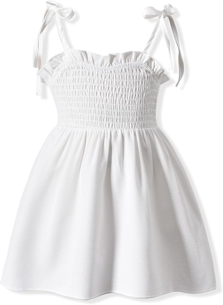 Aalizzwell Infant Baby Girls Spaghetti Strap Smocking Dress | Amazon (US)