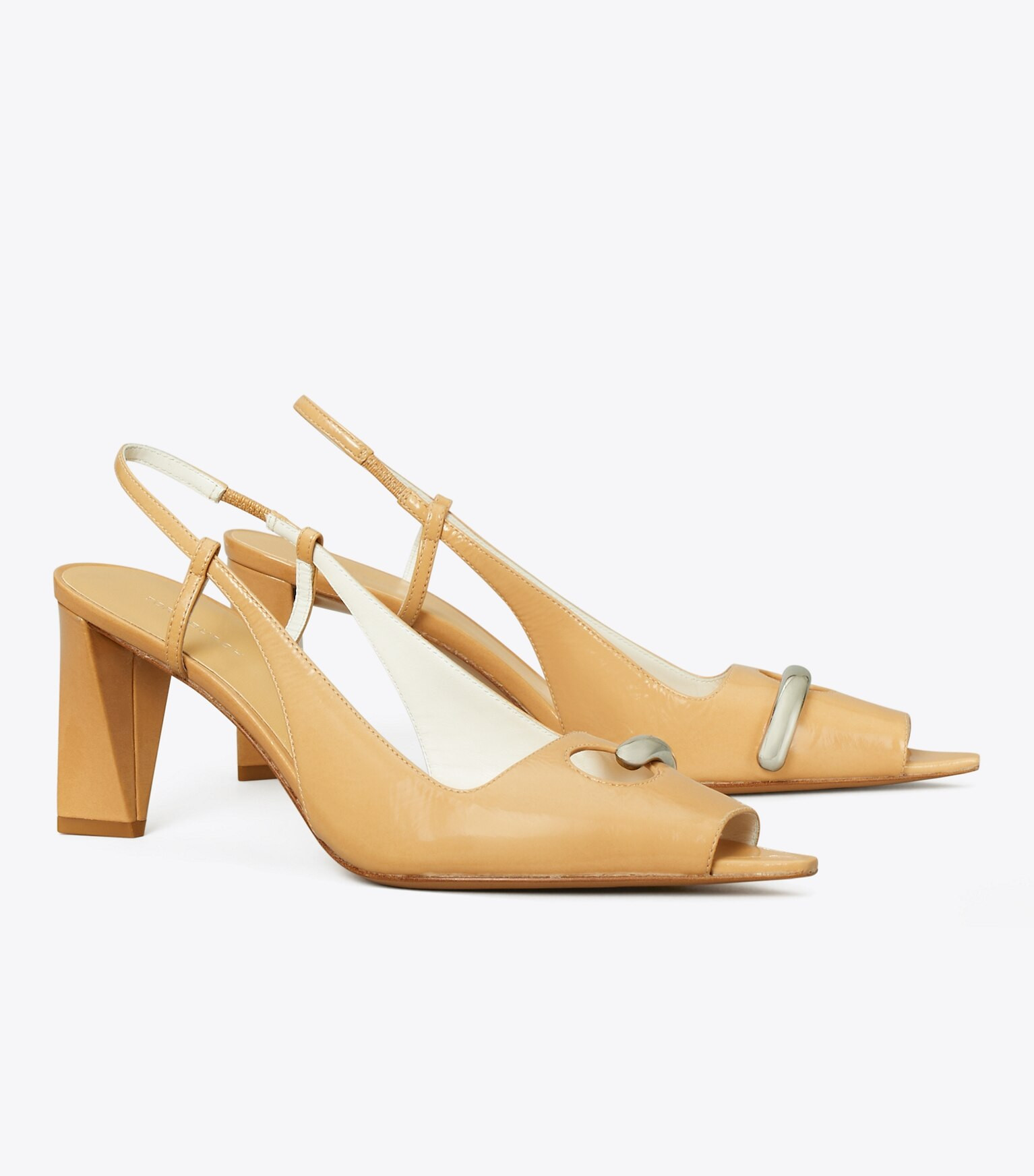 Pierced Peep-Toe Slingback: Women's Designer Heels | Tory Burch | Tory Burch (US)