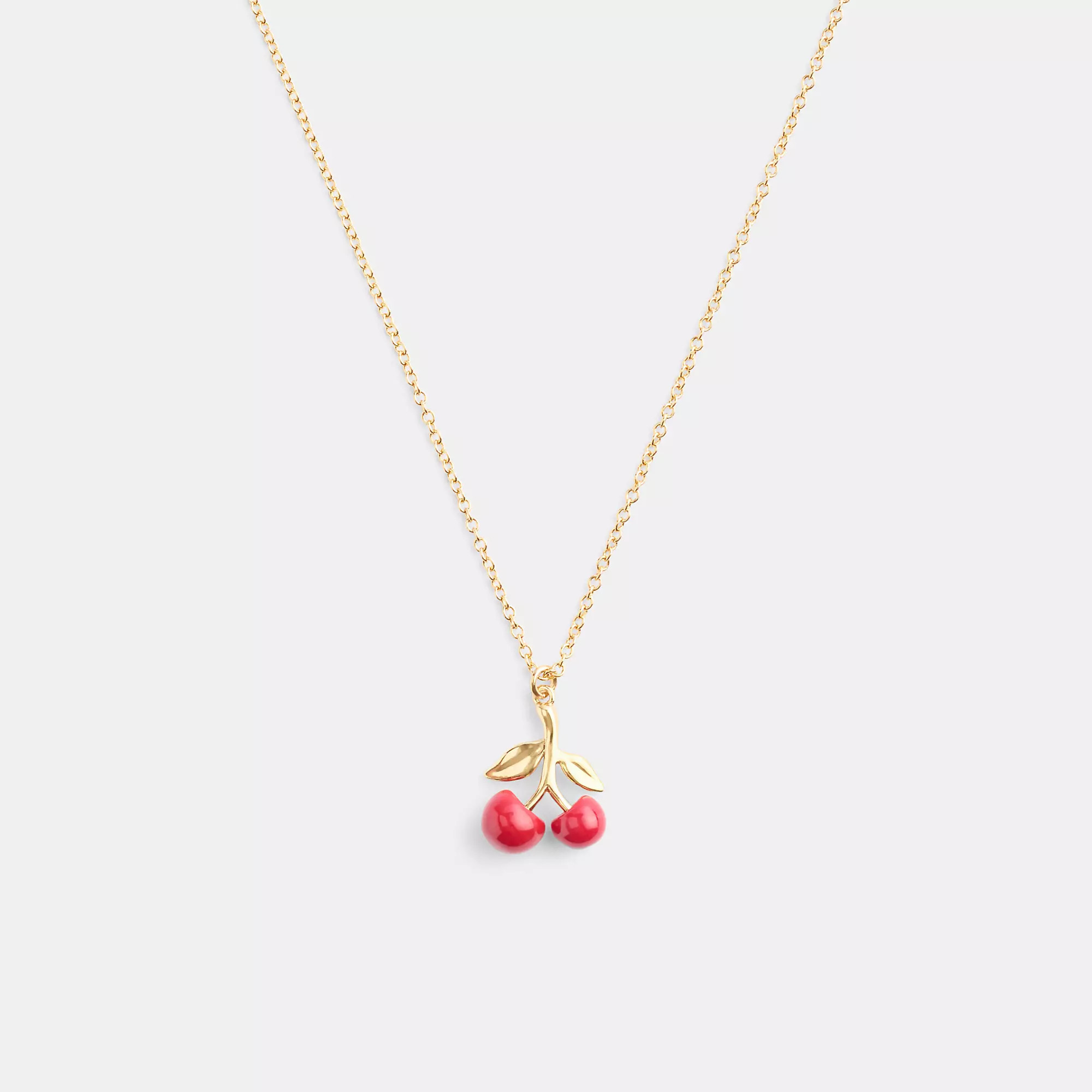 Resin Cherry Pendant Necklace | Coach (US)