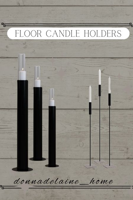 Statement pieces for the home! 
Love these floor candle holders. 
Modern organic home decor 

#LTKfamily #LTKhome