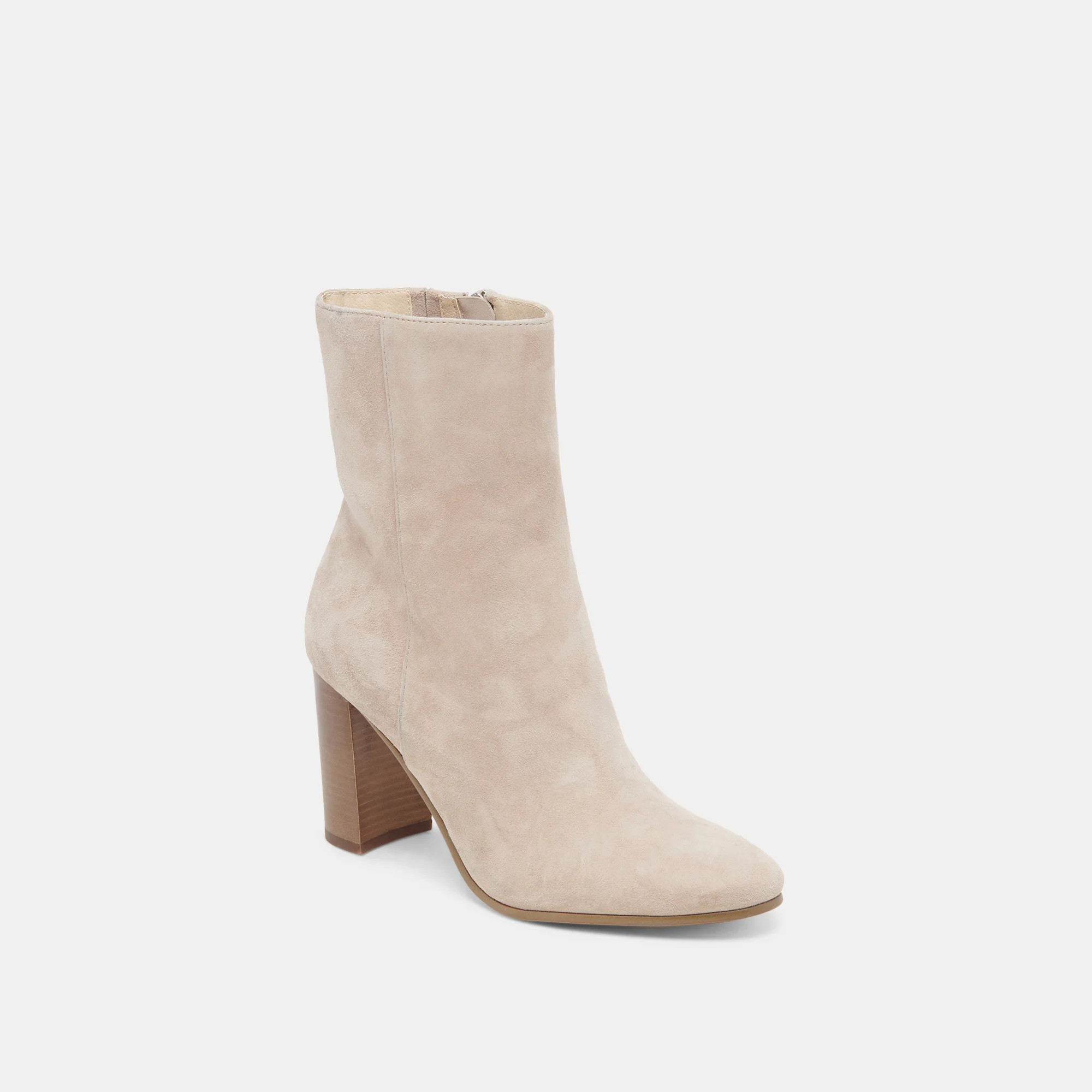 SUZY BOOTIES TAUPE SUEDE | DolceVita.com