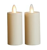 Mystique Flameless Candle, Ivory 3" Votives, Set of 2, Plastic Candle With Realistic Flickering W... | Amazon (US)