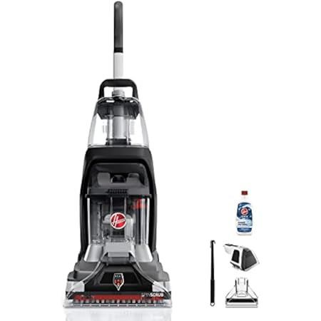 Hoover Power Scrub Deluxe Carpet Cleaner Machine, Upright Shampooer, FH50150, Red | Amazon (US)