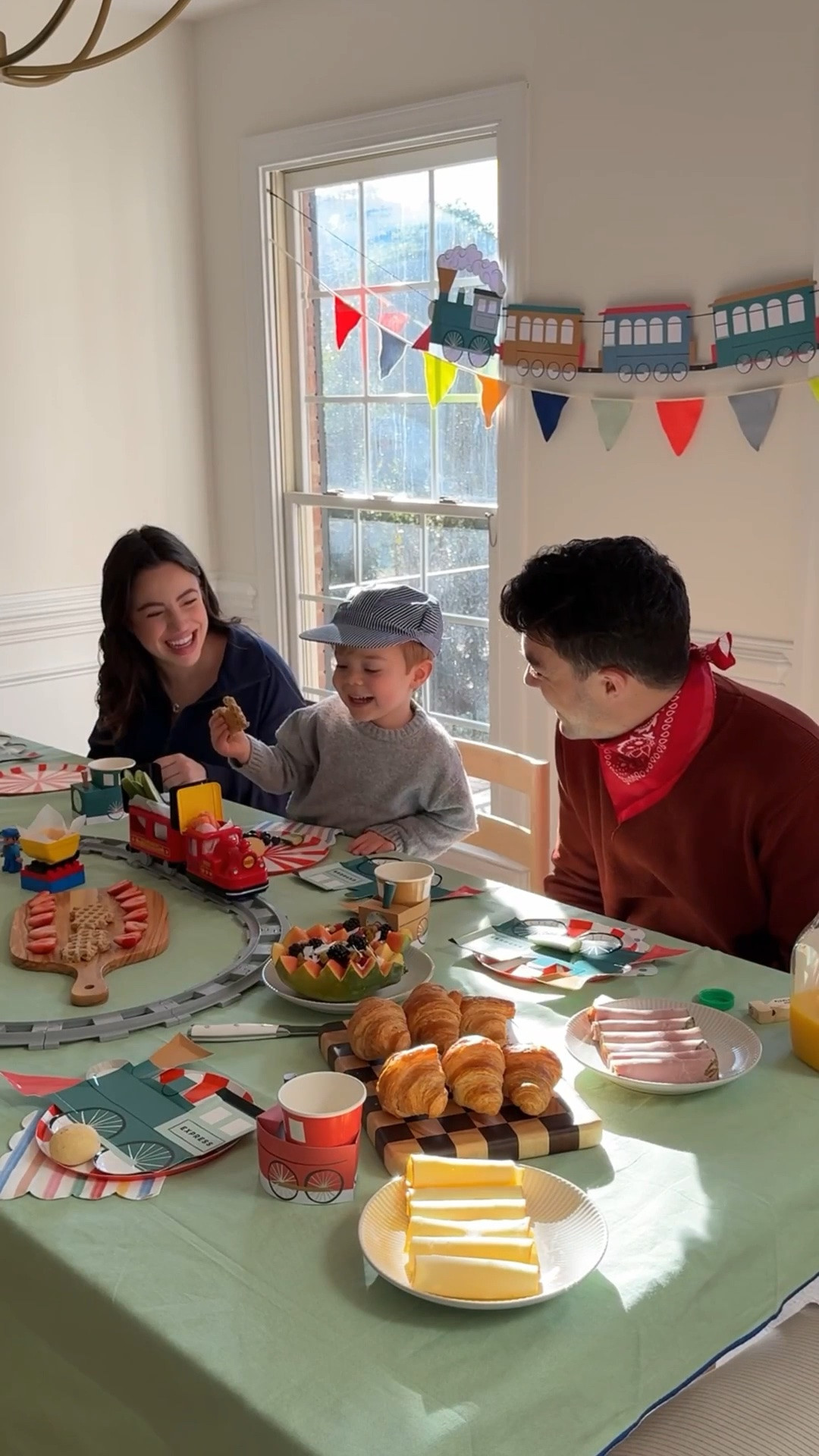 Breakfast is much more exciting when there is a train involved. Matteo had the best time with this setup. It was such a simple way to brighten up the start of our day!

breakfast ideas, toddler meal, meal prep, kids food, surprise birthday party, mom hacks, train set decor, amazon finds

#LTKHome #LTKfoodie #LTKKids