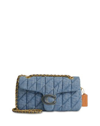 Tabby Small Quilted Denim Shoulder Bag | Bloomingdale's (US)