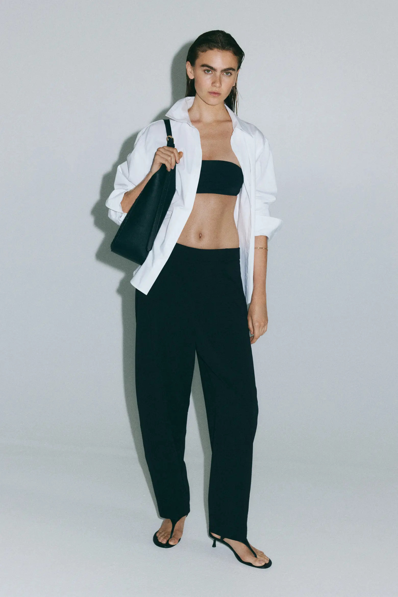 H&M Jersey Barrel-leg Pants (Women) | Nordstrom | Nordstrom