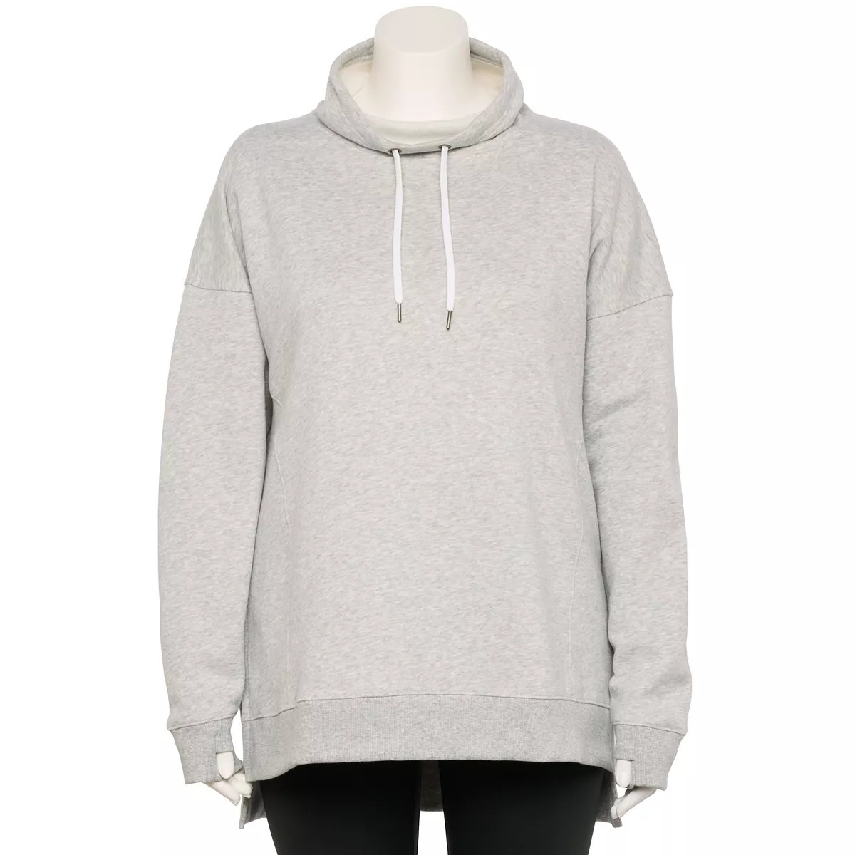 Plus Size Tek Gear® Ultrasoft Fleece Cowlneck Tunic | Kohl's