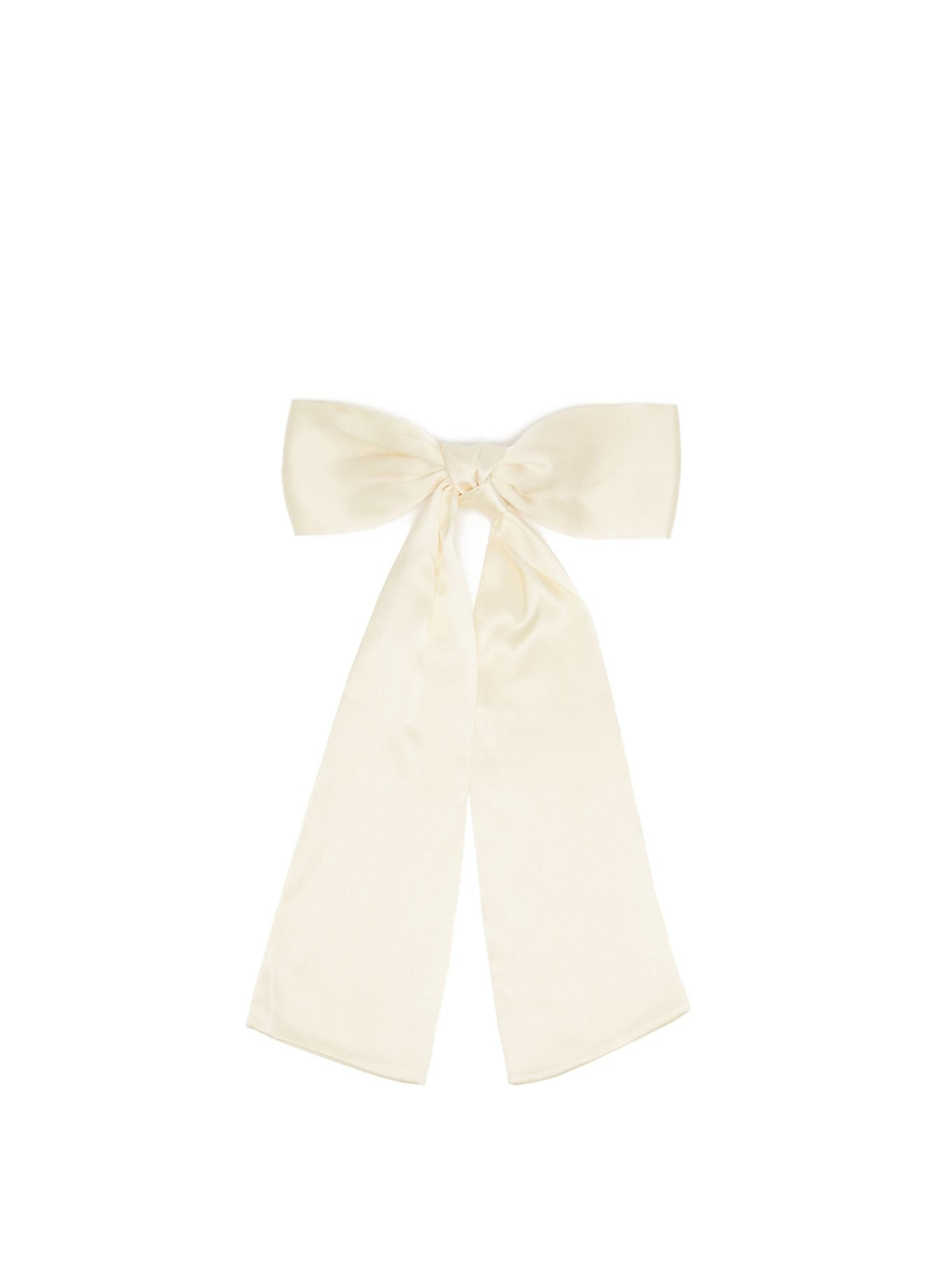 Bow silk-satin hair clip | Matches (UK)