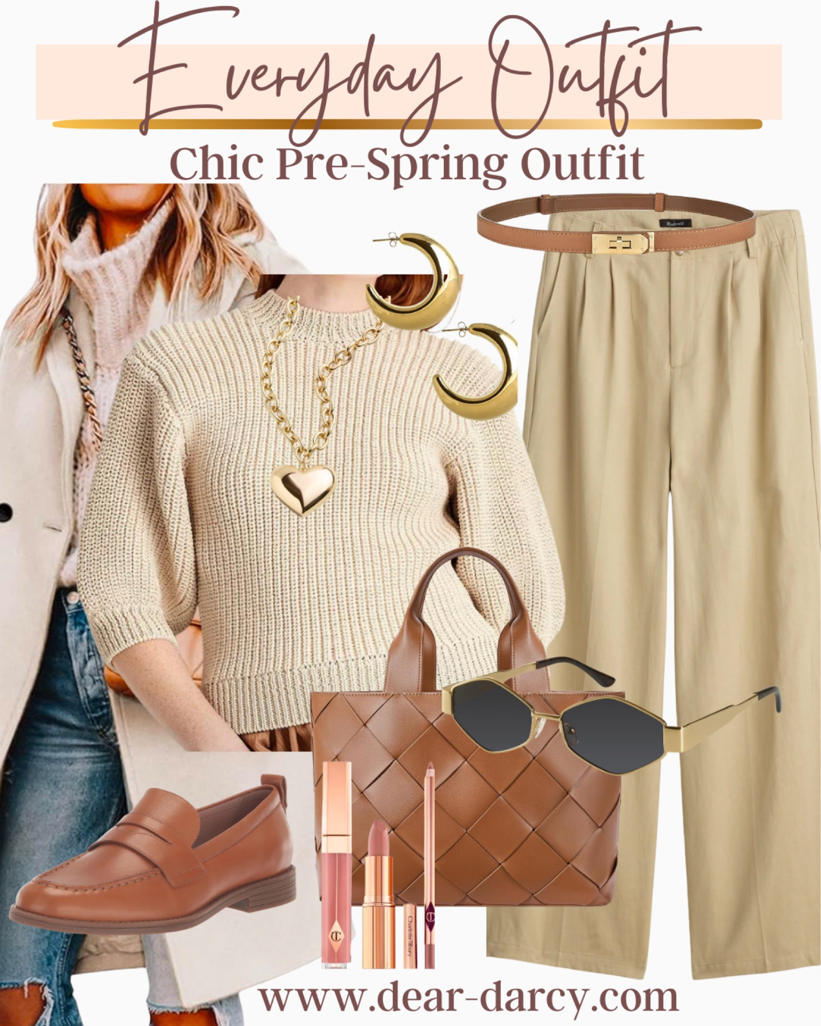 Everyday outfit

Amazon finds  you’ll love and wear on repeat as well as Chic and will help build your wardrobe .

Great spring editions to your closet 

Cute affordable puff sleeve sweater tts under $34

Sunnies you’ll love under $20 
A loafer you’ll wear on repeat 

A Great bag that is designer inspired 

Bacon by designer inspired 

Gold hoops lisi lurch 

Great trousers affordable and fit tts 

Charlotte tilbury lip kit

#LTKWorkwear #LTKMostLoved #LTKOver40