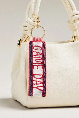 Beaded Game Day Bag Charm | Anthropologie (US)