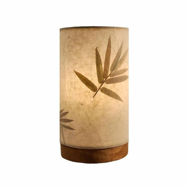 Handmade Paper Cylinder Mini Bamboo Lamp | Bed Bath & Beyond