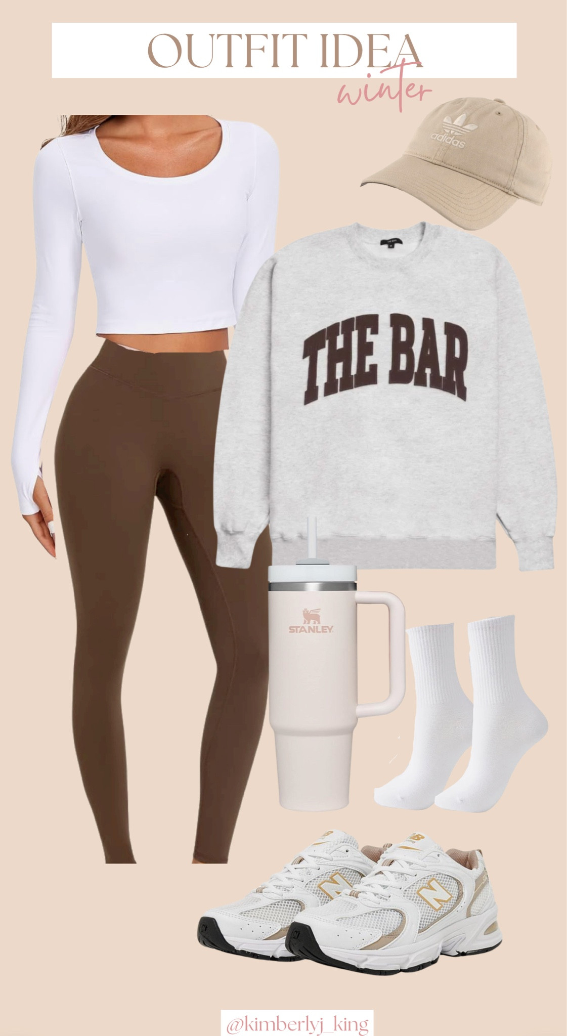 Athleisure
Errand outfit 
Coffee shop outfit
Gym outfit 
Amazon fashion 
Amazon style 
Brown leggings
Graphic sweatshirt 
New balance shoes 
Lululemon inspired
Lululemon look alikes 
Buttery leggings 
Stanley
Clean girl outfit
Hot girl walk outfit 
Outfit idea 
Outfit of the day 
Outfit inspiration 

#LTKstyletip #LTKfitness #LTKfindsunder50