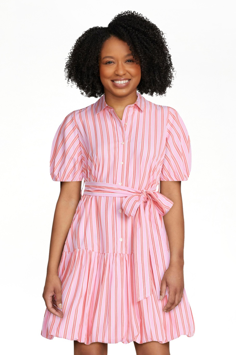 Free Assembly Women's and Women's Plus Cotton Mini Dress with Puff Sleeves, Sizes XS-4X | Walmart (US)