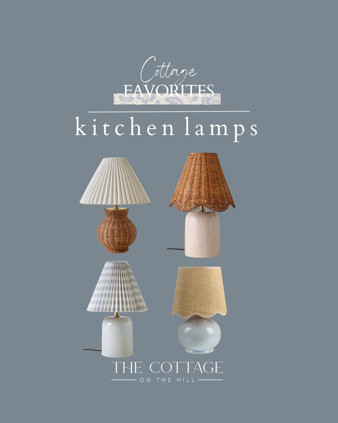 Here are some of my favorite kitchen lamps that add in an extra layer of texture to your cottage kitchen 

#LTKHome