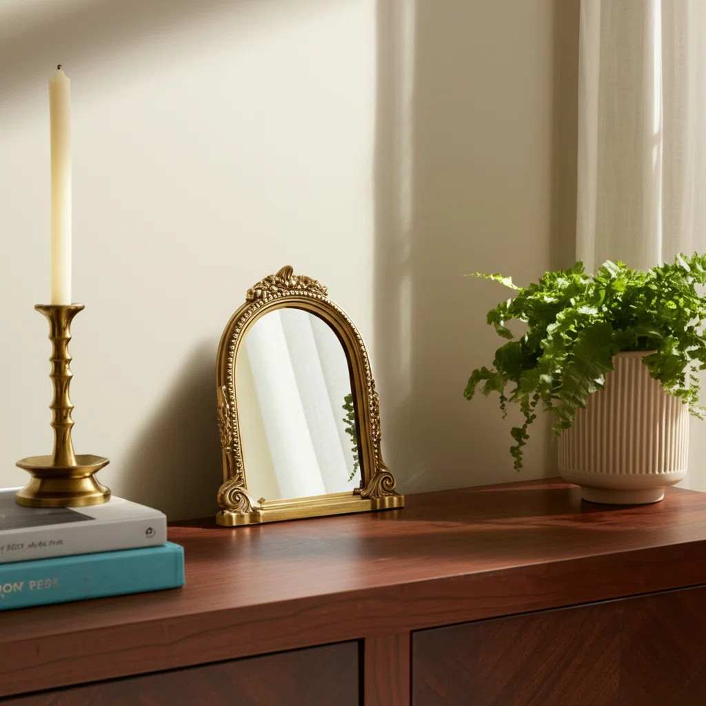 House of Hampton® Ornate Arch Photo Frame, Gold | Wayfair | Wayfair North America