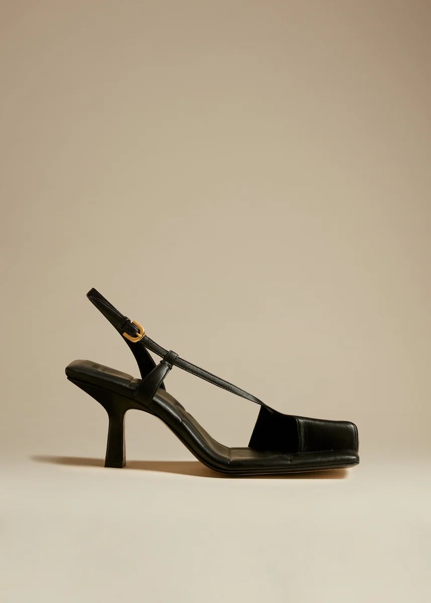 The Berlin Heel in Black Leather | Khaite