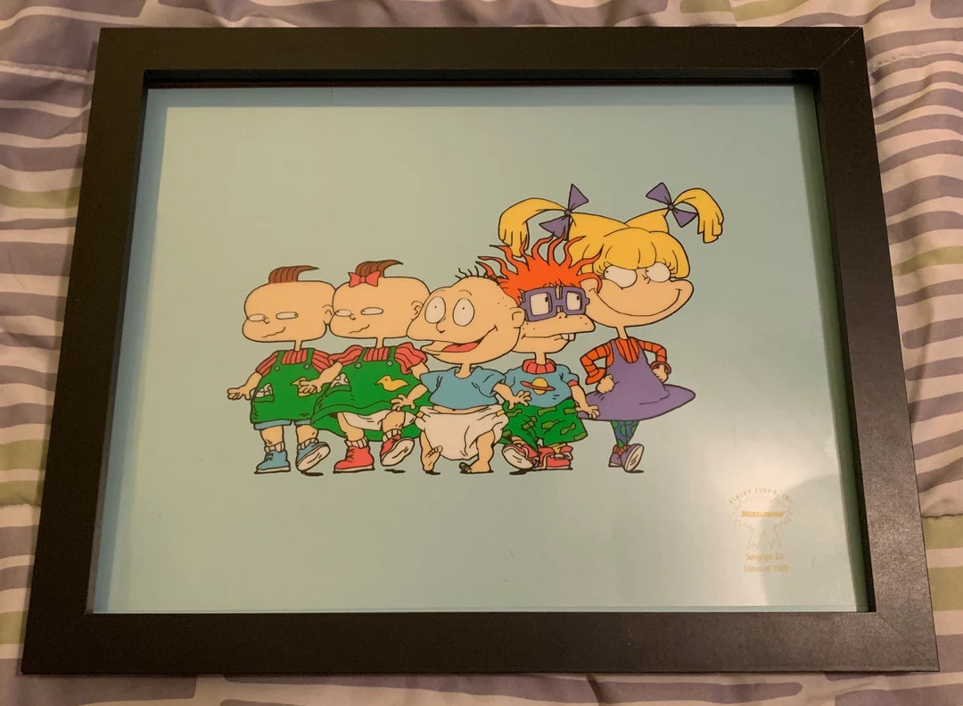 Rugrats 11x14inch framed  Animation seriCel. With COA. | Etsy ROW