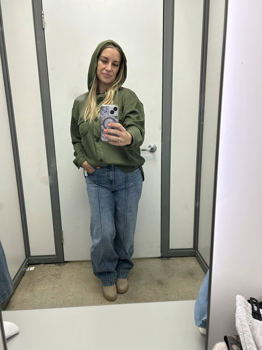 Walking into @walmart for a fall try-on session is like entering a fashion wonderland where flannel meets fleece, and pumpkin spice dreams are made. You start by trying on a sweater that feels like you’re being hugged by a thousand miniature teddy bears, then move on to jeans that somehow make you look like a lumberjack—if lumberjacks were known for wearing jeggings. You grab a beanie that makes you look like a hipster pumpkin, only to realize it’s meant for toddlers. By the time you’re in the fitting room, you’re wearing a mishmash of oversized plaid shirts, thermal socks that could double as leg warmers, and a pair of boots that make you feel ready to stomp through every leaf pile in the parking lot. As you leave, you catch your reflection and think, “Did I just become the human embodiment of a pumpkin patch?”

#wallmartfinds #fallfinds #falloutfits

#LTKVideo #LTKSeasonal #LTKStyleTip