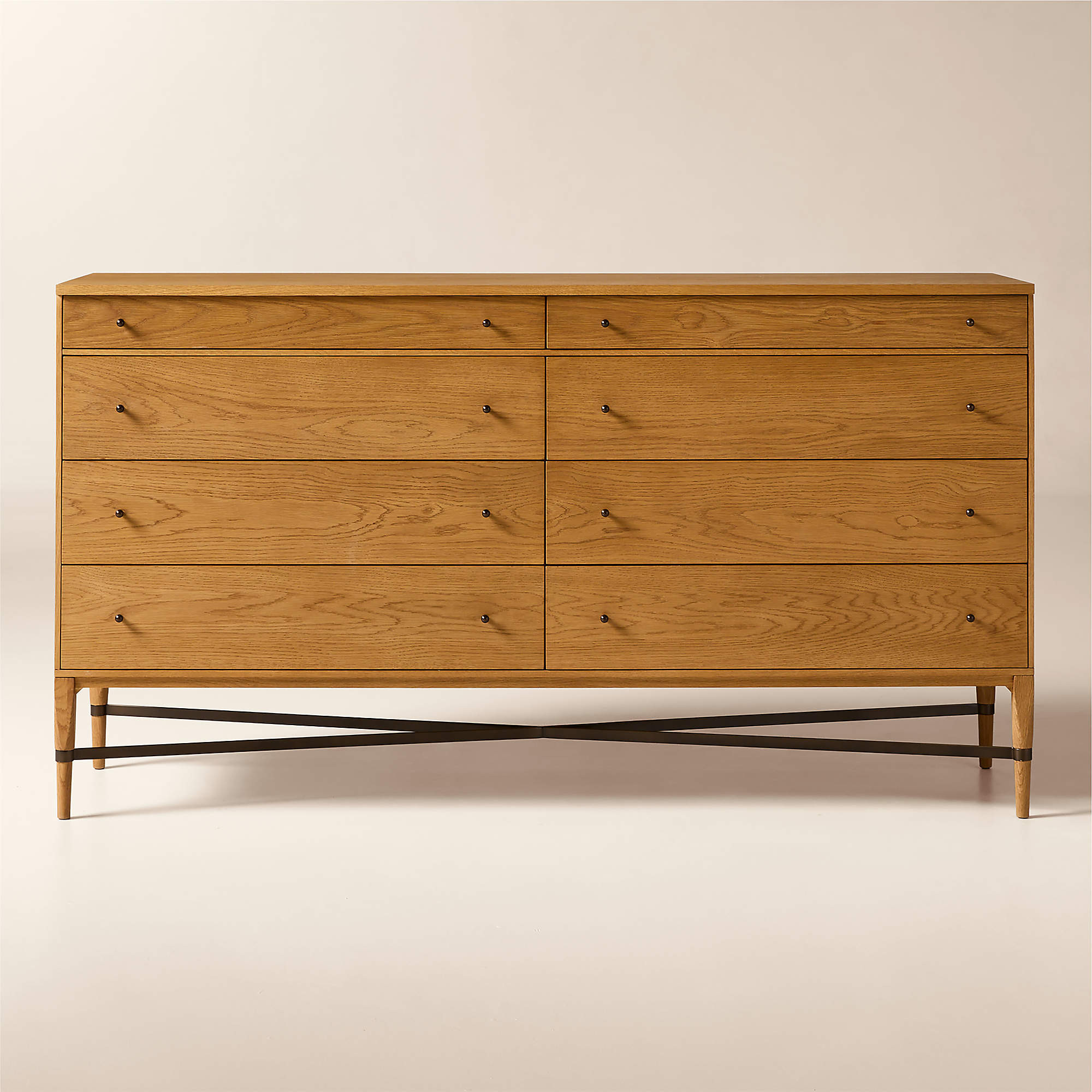 Connoisseur 8-Drawer Light Oak Dresser Model 1006 by Paul McCobb + Reviews | CB2 | CB2