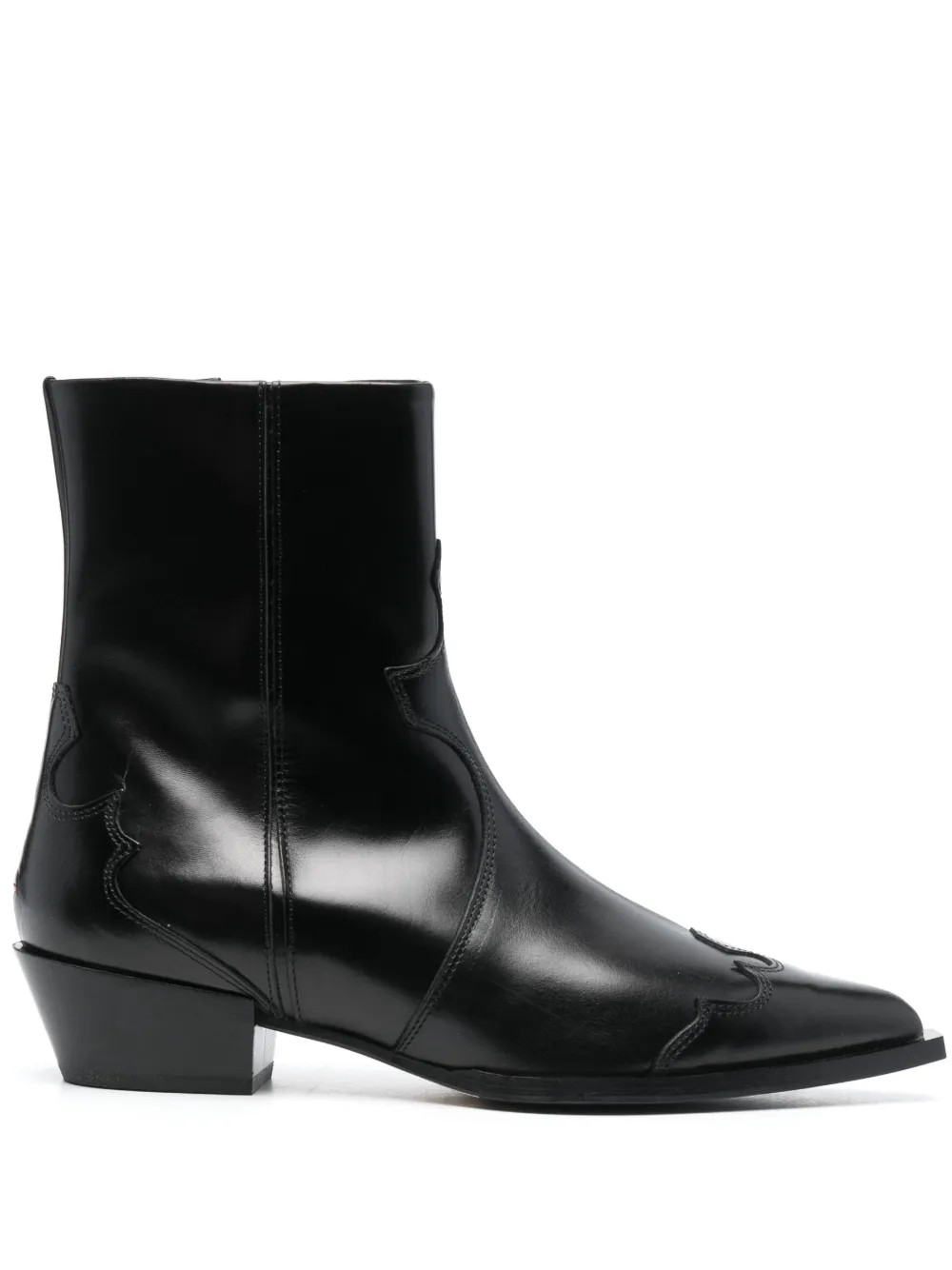 Alby 30mm pointed-toe leather boots | Farfetch Global