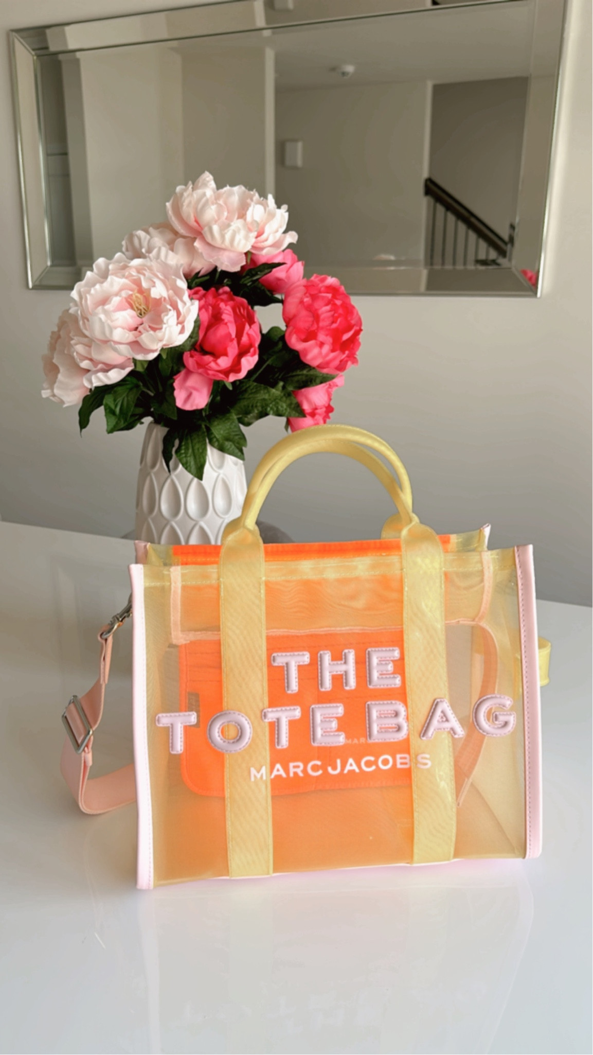 This is your sign to buy the viral Marc Jacobs Tote Bag… except get the colorblock mesh version for the most iconic spring/summer bag 🌈🤍👛✨

#LTKitbag #LTKFind #LTKstyletip