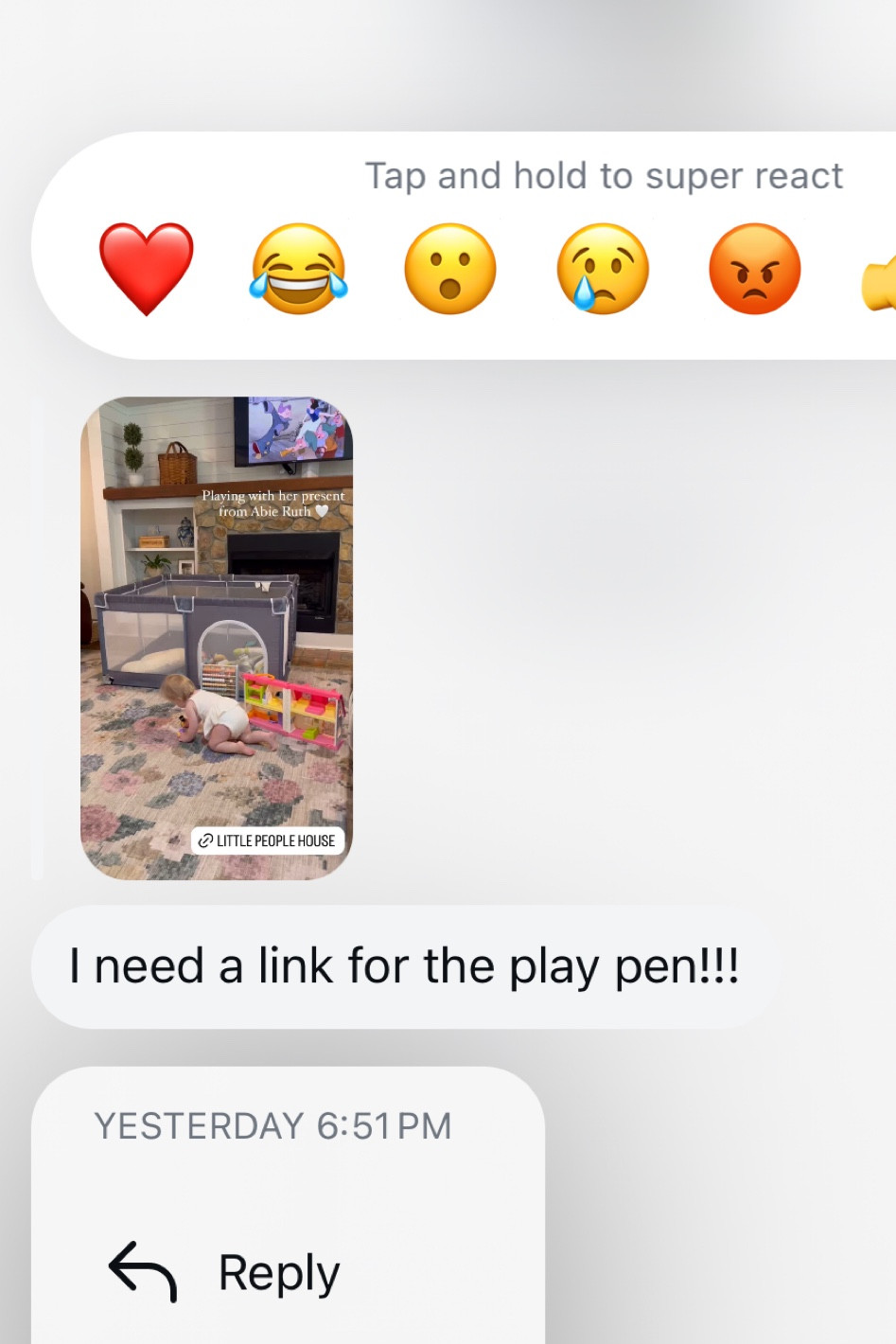 Here’s the link to Hattie’s “baby jail” that we wouldn’t live without 😂🙌🏻

#LTKBaby