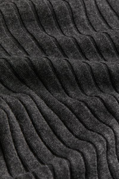 Rib-knit polo-neck top | H&M (UK, MY, IN, SG, PH, TW, HK)