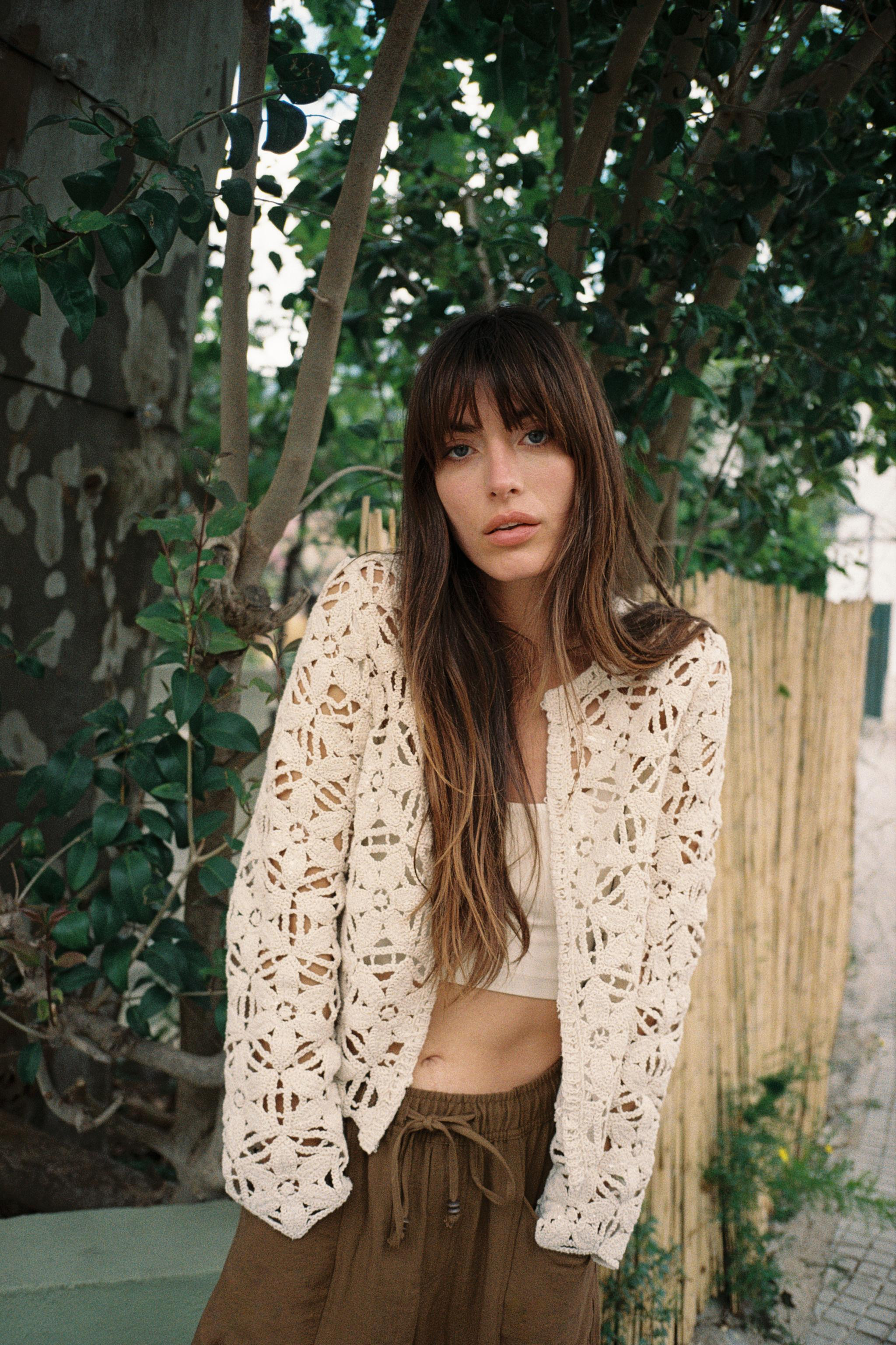 SEQUIN MACRAMÉ JACKET | Zara US