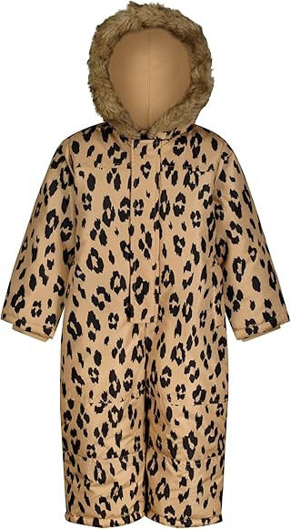 Carter's Girls' Heavyweight Water Resistant Overall Padded Winter Jumpsuit for Kids | Amazon (US)