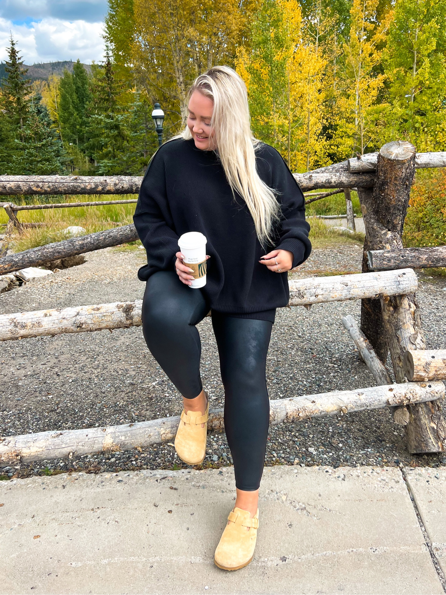 Cozy fall fashion inspo! 2X petite in leggings and xl in sweater! 

#LTKstyletip #LTKtravel #LTKSeasonal