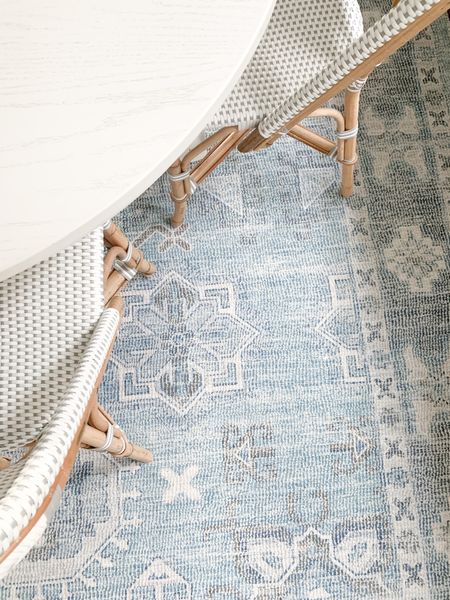 The rug in my dining room is on sale!, blue rug, coastal decor 

#LTKhome #LTKSale