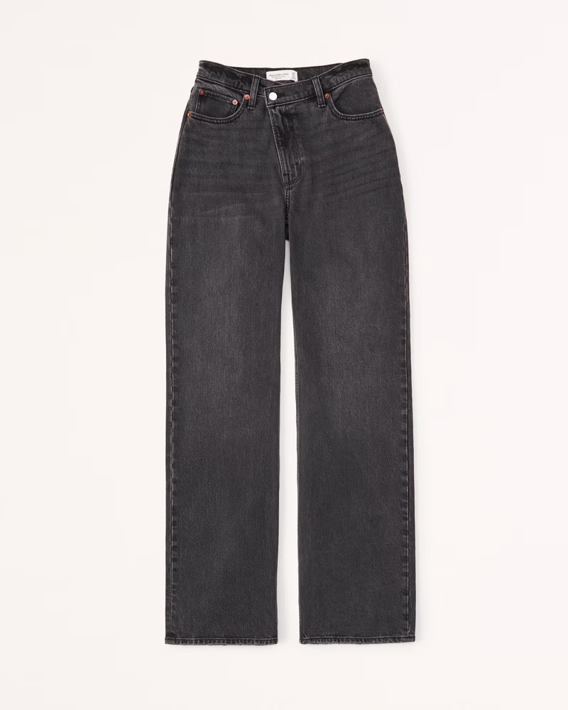 Curve Love High Rise 90s Relaxed Jean | Abercrombie & Fitch (US)