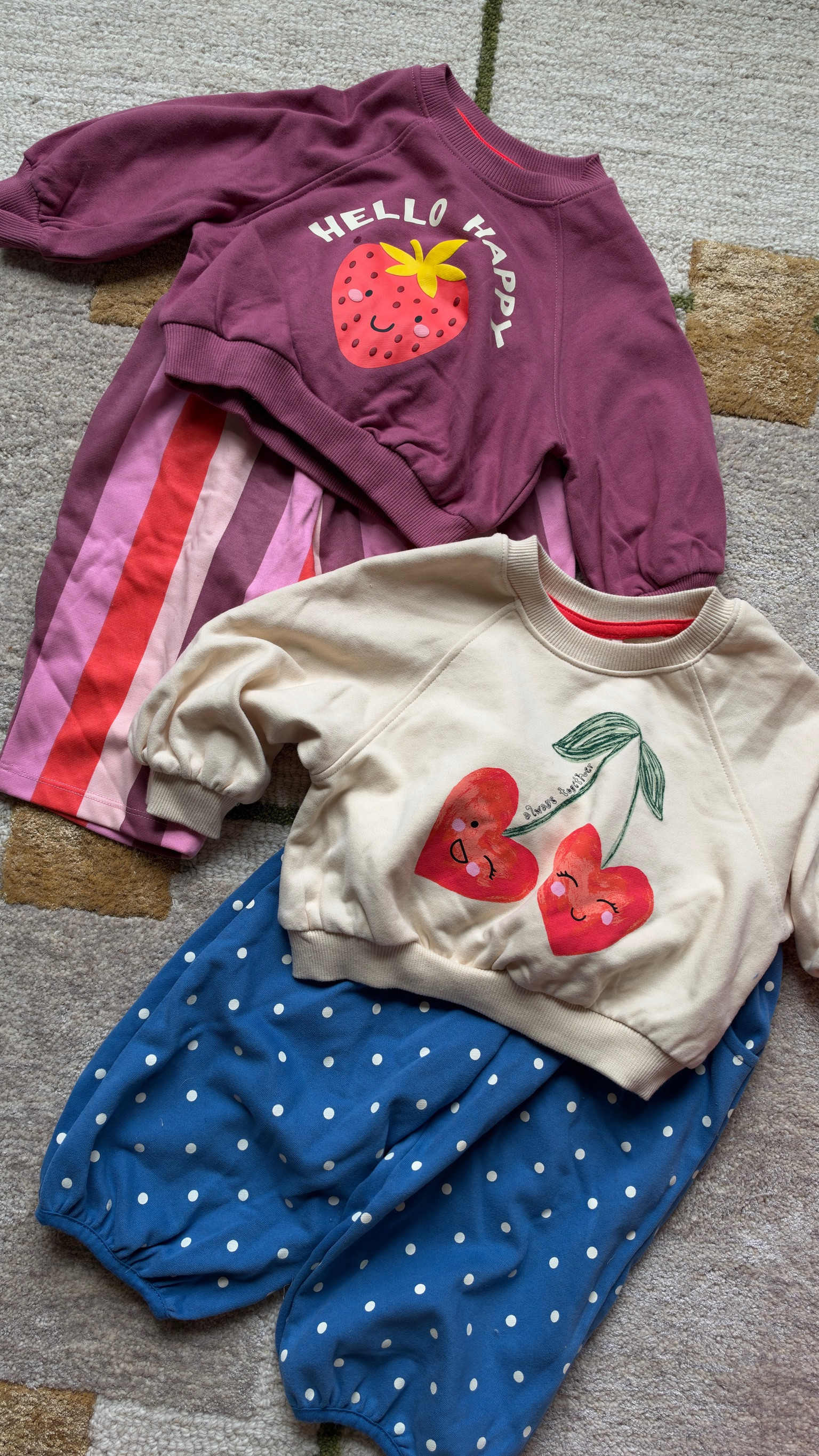Target toddler girl matching sets! Love these for travel!