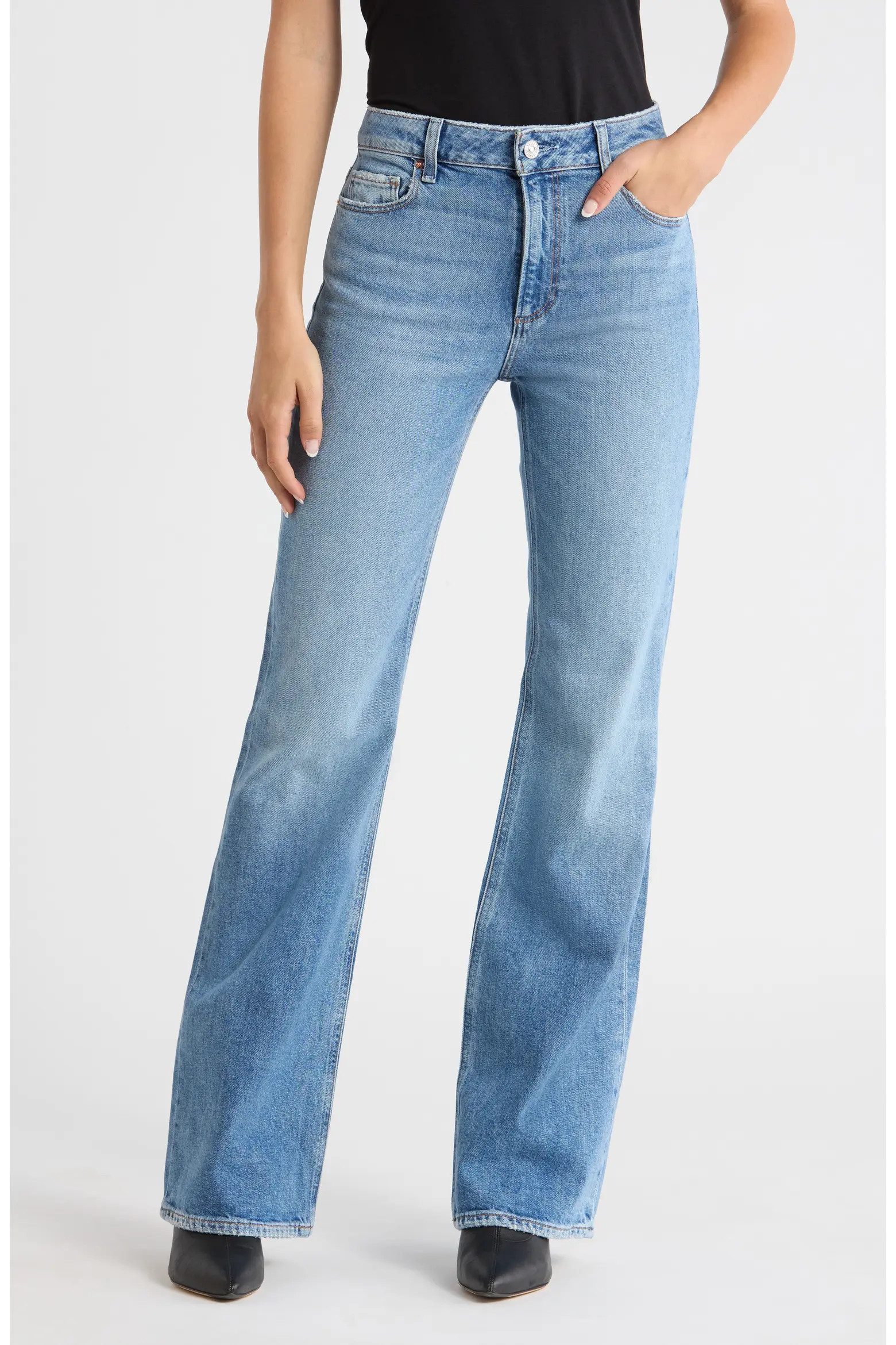 PAIGE Sofia Flare Leg Jeans (Women) | Nordstrom | Nordstrom