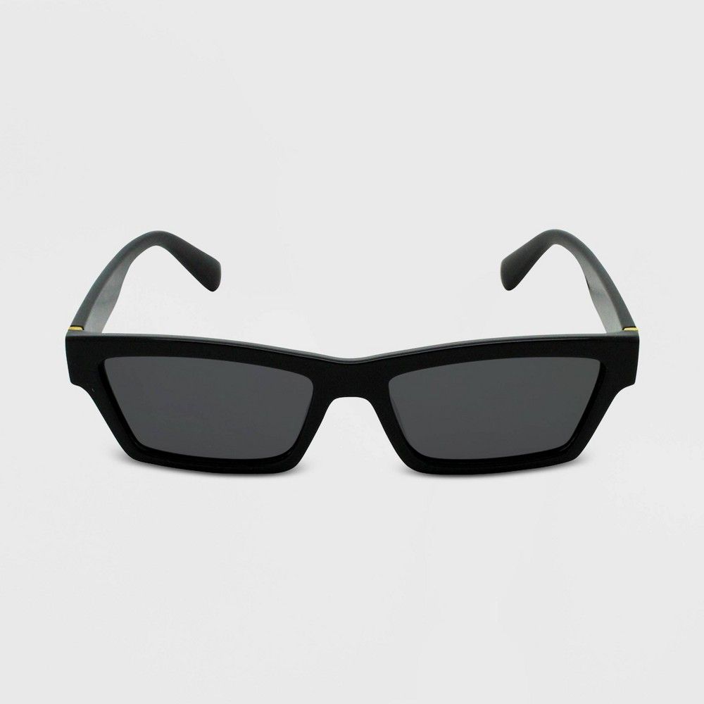 Women's Rectangle Sunglasses - Wild Fable Black | Target