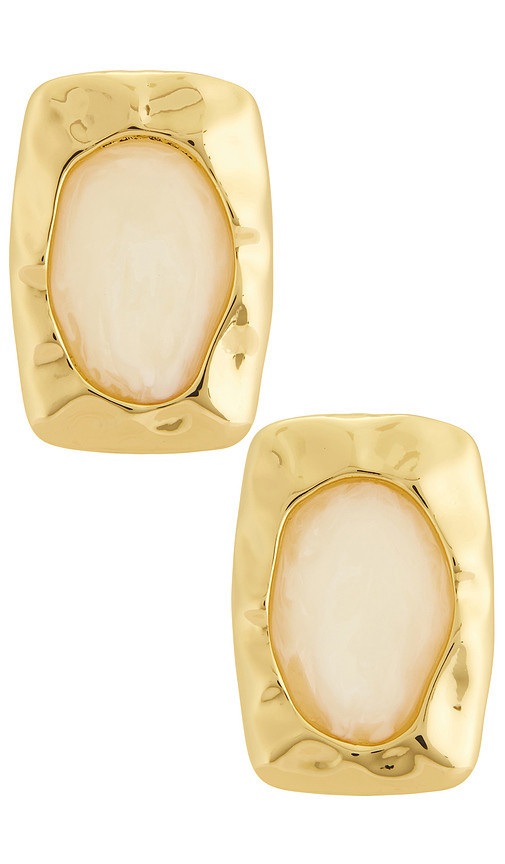 Ettika Liquid Resin Earring in Beige. | Revolve Clothing (Global)
