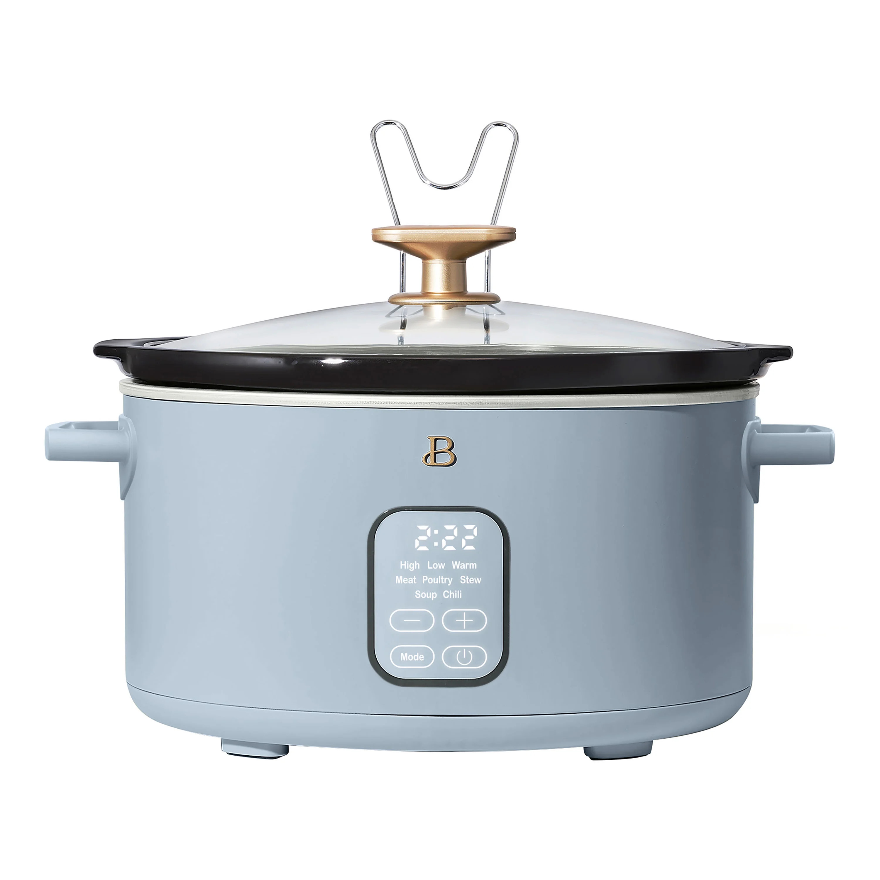 Beautiful 6 Qt Programmable Slow Cooker, Cornflower Blue by Drew Barrymore | Walmart (US)