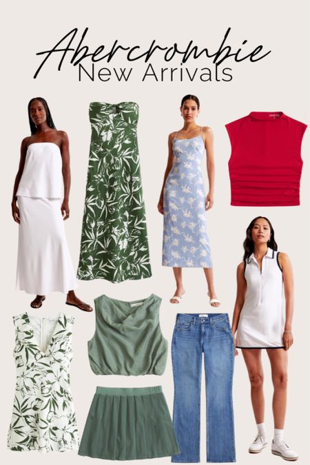 New arrivals from Abercrombie!! So many cute dresses, tops and they have a few new jeans as well!! 

#LTKFindsUnder100 #LTKSeasonal #LTKMidsize