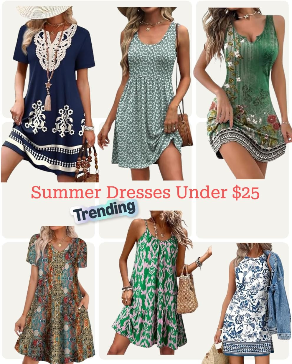 un-kissed style on a budget ☀️✨
These Amazon summer dresses are all under $25 and giving effortless, everyday glam. From brunch dates to beach days—your perfect look is just a click away 💛

Shop now on my LTK before they’re gone 🛍️
#LTKunder25 #AmazonFinds #SummerStyle #AffordableFashion #LTKCreator #DressSeason #BudgetFashion #AmazonStyle #HotGirlSummerLooks #LTKsalealert 

 #LTKgrwm #LTKootd #LTKU