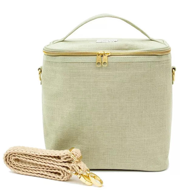 SoYoung Linen Sage Green Lunch Poche | Target