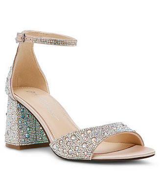 Betsey Johnson Women's Kami Block Heel Dress Sandals - Macy's | Macy's