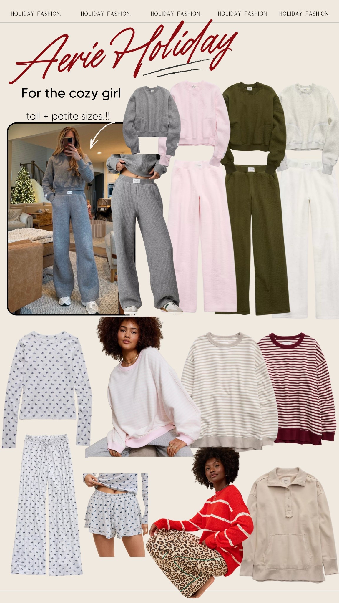 New cozy holiday arrivals from Aerie! Tall girl friendly and bump friendly



Lounge sets, pajamas, Loungewear 

#LTKBump #LTKGiftGuide #LTKTall