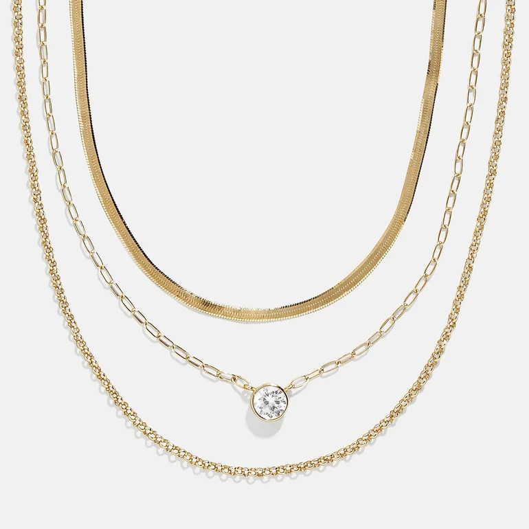 Kendall 14K Gold Layered Necklace - Kendall 14K Gold Layered Necklace | BaubleBar